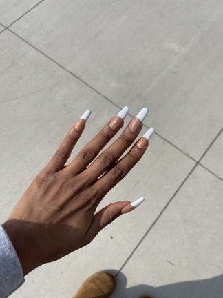 French Tip Gel Extensions 